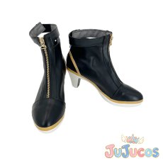 画像2: VTuber　一条莉々華　初期2D　コスプレ靴　バーチャルYouTuber　コスプレブーツ　JUJUcosplay (2)