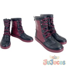 画像1: 淀川真澄　コスプレ靴　桃源暗鬼　コスプレブーツ　JUJUcosplay (1)