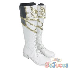 画像3: シルバー（Silver）　夜明けの甲冑　コスプレ靴　ツイステッドワンダーランド　コスプレブーツ　JUJUcosplay (3)