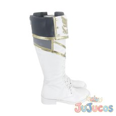 画像4: シルバー（Silver）　夜明けの甲冑　コスプレ靴　ツイステッドワンダーランド　コスプレブーツ　JUJUcosplay (4)