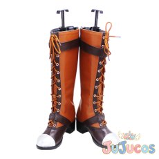 画像2: 渡会ヒナミ　コスプレ靴　ぬきたし　コスプレブーツ　JUJUcosplay (2)