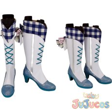 画像1: 真中らぁら　10周年　コスプレ靴　プリパラ　コスプレブーツ　JUJUcosplay (1)