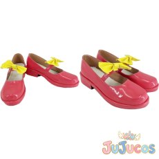 画像1: 真中らぁら　劇場版　コスプレ靴　プリパラ　コスプレブーツ　JUJUcosplay (1)