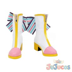 画像2: 真中らぁら　Let's Go! IDOL LAND!!　コスプレ靴　プリパラ　コスプレブーツ　JUJUcosplay (2)