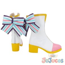 画像4: 真中らぁら　Let's Go! IDOL LAND!!　コスプレ靴　プリパラ　コスプレブーツ　JUJUcosplay (4)