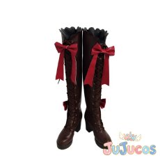 画像2: 真中らぁら　10周年　赤ずきん　コスプレ靴　プリパラ　コスプレブーツ　JUJUcosplay (2)