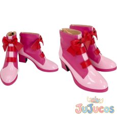 画像1: 野乃はな(キュアエール)　キュアエール　コスプレ靴　HUGっと!プリキュア　コスプレブーツ　JUJUcosplay (1)