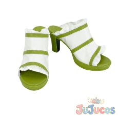 画像2: 洞院リナ　ライブ衣装(第二段階)　コスプレ靴　マーメイドメロディー ぴちぴちピッチ　コスプレブーツ　JUJUcosplay (2)