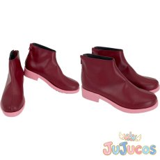 画像1: 美墨なぎさ(キュアブラック)　キュアブラック　コスプレ靴　ふたりはプリキュア　コスプレブーツ　JUJUcosplay (1)