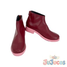 画像2: 美墨なぎさ(キュアブラック)　キュアブラック　コスプレ靴　ふたりはプリキュア　コスプレブーツ　JUJUcosplay (2)