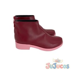 画像4: 美墨なぎさ(キュアブラック)　キュアブラック　コスプレ靴　ふたりはプリキュア　コスプレブーツ　JUJUcosplay (4)