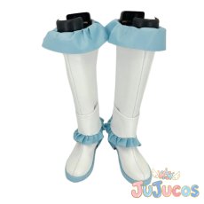 画像2: 雪城ほのか(キュアホワイト)　コスプレ靴　ふたりはプリキュア　コスプレブーツ　JUJUcosplay (2)