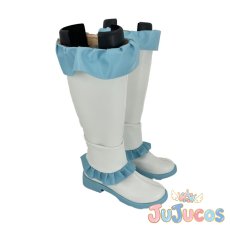 画像3: 雪城ほのか(キュアホワイト)　コスプレ靴　ふたりはプリキュア　コスプレブーツ　JUJUcosplay (3)