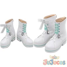 画像1: VTuber　風真いろは　6th fes. Color Rise Harmony　コスプレ靴　バーチャルYouTuber　コスプレブーツ　JUJUcosplay (1)