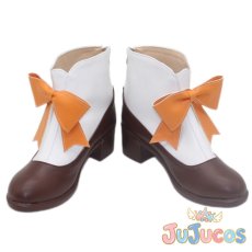 画像2: 桐間紗路　コスプレ靴　ご注文はうさぎですか?　コスプレブーツ　JUJUcosplay (2)