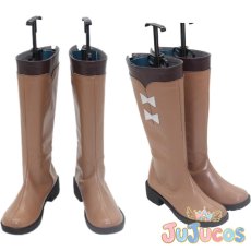 画像1: ルーデウス・グレイラット　コスプレ靴　無職転生 ?異世界行ったら本気だす?　コスプレブーツ　JUJUcosplay (1)