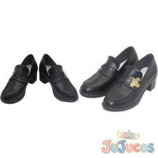 画像1: 秦谷美鈴　初星学園制服　コスプレ靴　学園アイドルマスター　コスプレブーツ　JUJUcosplay (1)