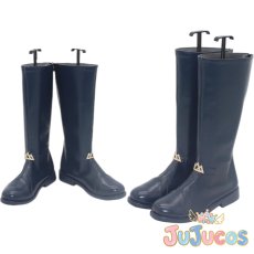 画像1: 凛御シルバーアッシュ　コスプレ靴　アークナイツ　コスプレブーツ　JUJUcosplay (1)