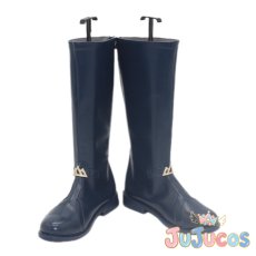 画像2: 凛御シルバーアッシュ　コスプレ靴　アークナイツ　コスプレブーツ　JUJUcosplay (2)