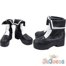 画像1: 桜羽エマ　コスプレ靴　魔法少女ノ魔女裁判　コスプレブーツ　JUJUcosplay (1)