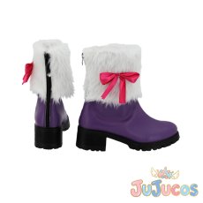 画像4: FGO　カーマ　英霊夢装　コスプレ靴　Fate/Grand Order　コスプレブーツ　JUJUcosplay (4)