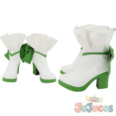 画像1: Liella!　平安名すみれ　?花綺夢　コスプレ靴　ラブライブ！スーパースター!!　コスプレブーツ　JUJUcosplay (1)