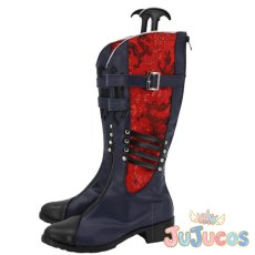 画像3: メノウ　コスプレ靴　ブラックスター　コスプレブーツ　JUJUcosplay (3)