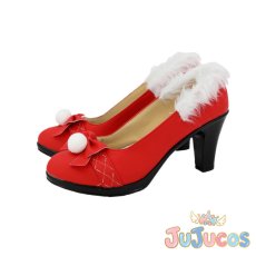 画像3: バニラ　クリスマス　コスプレ靴　ネコぱら　コスプレブーツ　JUJUcosplay (3)