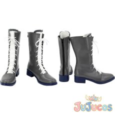 画像1: エイト　氷雪の反響　コスプレ靴　NU: カーニバル　コスプレブーツ　JUJUcosplay (1)