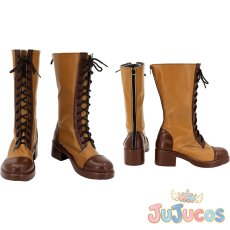 画像1: エリカ・フォンティーヌ　コスプレ靴　サクラ大戦　コスプレブーツ　JUJUcosplay (1)