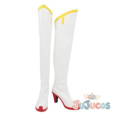 画像2: グレース・マリア・フリード　コスプレ靴　グレンダイザーU　コスプレブーツ　JUJUcosplay (2)