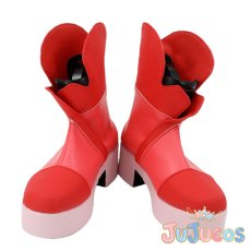 画像2: 夏木りん(キュアルージュ)　キュアルージュ　コスプレ靴　Yes!プリキュア5　コスプレブーツ　JUJUcosplay (2)