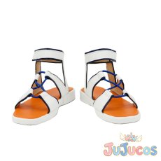 画像2: うずまきナルト　コスプレ靴　NARUTO-ナルト-　コスプレブーツ　JUJUcosplay (2)