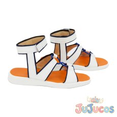 画像4: うずまきナルト　コスプレ靴　NARUTO-ナルト-　コスプレブーツ　JUJUcosplay (4)