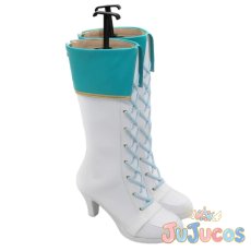 画像3: 日野森雫　5th Anniversary 感謝祭　コスプレ靴　プロジェクトセカイ カラフルステージ！ feat. 初音ミク　コスプレブーツ　JUJUcosplay (3)