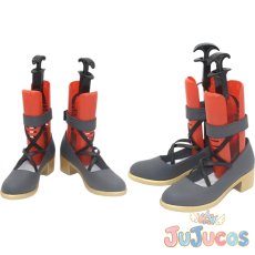 画像1: バンドリ！　モーティス/若葉睦　Ave Mujica　10周年衣装　コスプレ靴　BanG Dream!　コスプレブーツ　JUJUcosplay (1)