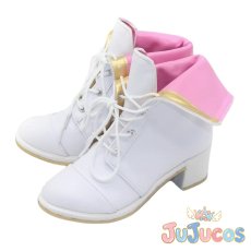 画像3: 桃井愛莉　5th Anniversary 感謝祭　コスプレ靴　プロジェクトセカイ カラフルステージ！ feat. 初音ミク　コスプレブーツ　JUJUcosplay (3)