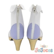 画像4: VTuber　藍沢エマ　天使　コスプレ靴　バーチャルYouTuber　コスプレブーツ　JUJUcosplay (4)