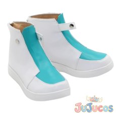 画像4: VTuber　叶　かなえ　パーカー×オーバーオール　コスプレ靴　バーチャルYouTuber　コスプレブーツ　JUJUcosplay (4)