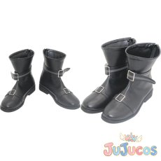 画像1: 黒部ナノカ　コスプレ靴　魔法少女ノ魔女裁判　コスプレブーツ　JUJUcosplay (1)