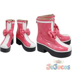 画像1: 日奈森あむ　サンリオコラボ　コスプレ靴　しゅごキャラ!　コスプレブーツ　JUJUcosplay (1)