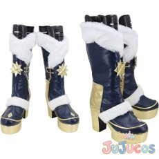 画像1: オリビン　祈る人の月冴ゆる願い　コスプレ靴　NU: カーニバル　コスプレブーツ　JUJUcosplay (1)