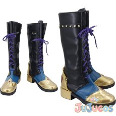 画像1: あんスタ　蓮巳敬人　感謝祭◇バタリオン・バタフライin WILDLAND　コスプレ靴　あんさんぶるスターズ！　コスプレブーツ　JUJUcosplay (1)