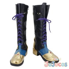 画像2: あんスタ　蓮巳敬人　感謝祭◇バタリオン・バタフライin WILDLAND　コスプレ靴　あんさんぶるスターズ！　コスプレブーツ　JUJUcosplay (2)