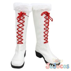 画像2: 天王寺璃奈　キャロルの響く聖なる夜　コスプレ靴　ラブライブ！虹ヶ咲学園スクールアイドル同好会　コスプレブーツ　JUJUcosplay (2)