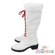 画像4: 天王寺璃奈　キャロルの響く聖なる夜　コスプレ靴　ラブライブ！虹ヶ咲学園スクールアイドル同好会　コスプレブーツ　JUJUcosplay (4)