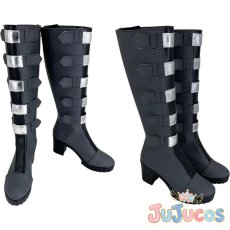 画像1: VTuber　夜乃くろむ　初期　コスプレ靴　バーチャルYouTuber　コスプレブーツ　JUJUcosplay (1)