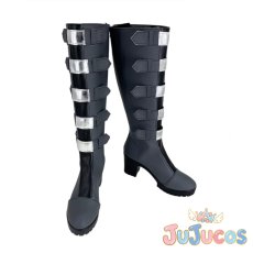 画像2: VTuber　夜乃くろむ　初期　コスプレ靴　バーチャルYouTuber　コスプレブーツ　JUJUcosplay (2)