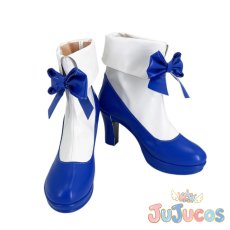 画像2: VTuber　立伝都々　夏服　コスプレ靴　バーチャルYouTuber　コスプレブーツ　JUJUcosplay (2)