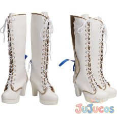 画像1: VTuber　Hebi　コスプレ靴　バーチャルYouTuber　コスプレブーツ　JUJUcosplay (1)